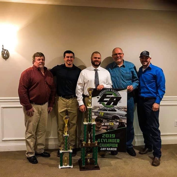 FlexedTJ's tweet photo. Well, last night made it official. Very Proud we were able to pull off a championship in our 2nd year of racing with a car we threw together in my driveway. Makes it sound easy, huh? Lol #9squad @EvergreenRacePa #DidntHitTooMuchShit @Kreitzer_9 https://t.co/KXp0uG6WcT