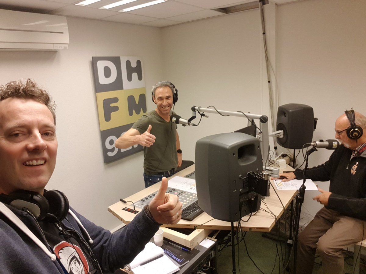 In de studio bij <a href="/DenHaagFM/">Den Haag FM</a> voor de Ruimtevaart special van MediaMix