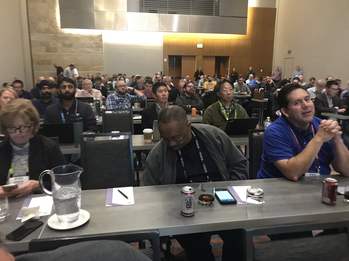 Benoit_Granier's tweet photo. Great to have @cdmaestas on stage covering IBM Spectrum #scale and #ESS updates in a +200 fully-packed room for the #SpectrumScale UserGroup. A good warm up to #SC19 #denver #IBMstorage #ssug https://t.co/9U5bT7ezI5