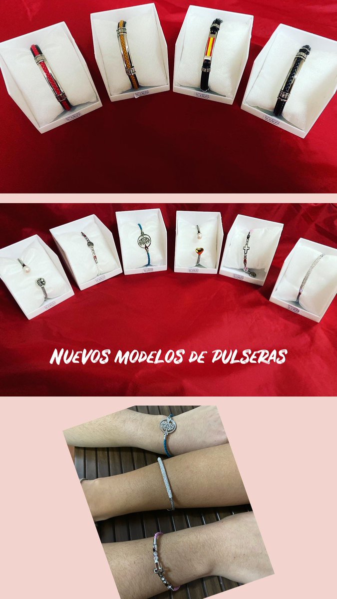 🔶Nuevos modelos de pulseras🔶

Acércate a nuestra tienda

Comparte📱

Gracias 😊