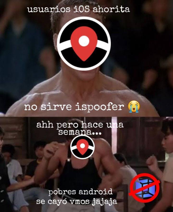 engel_go's tweet photo. iSpoofer Memes ๐๐
๐
Fue una semana dura para Android, ahora le toca a iOS ๐๐
#iSpoofer
#PokemonGo
#SpoofingApps https://t.co/FWtLGfWp4O