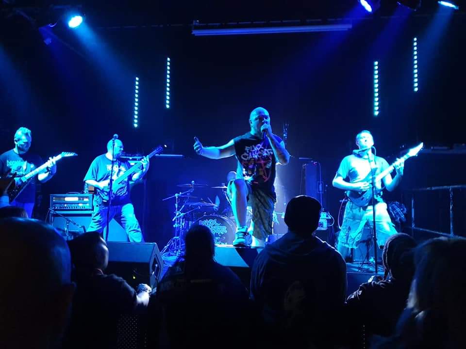 Felt good to be back on stage again last night. #fuckcancer