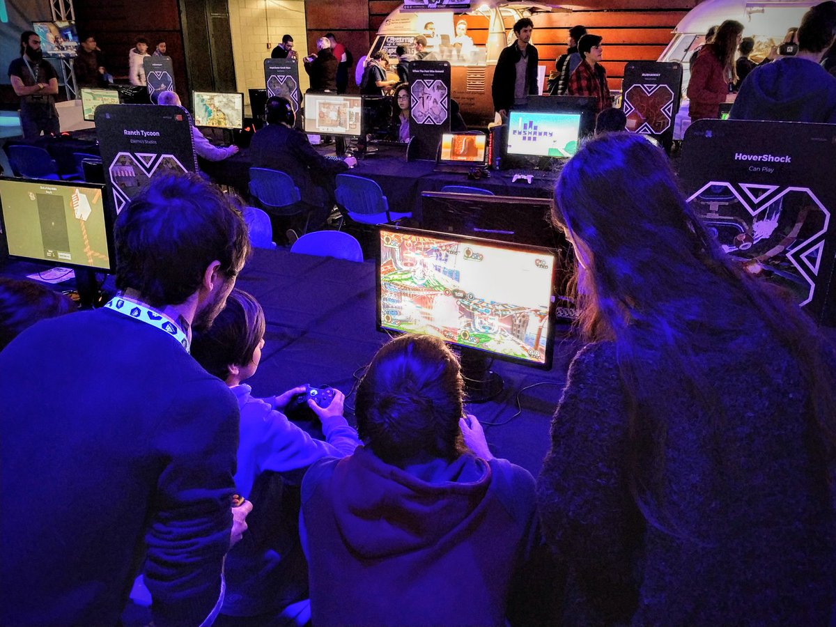 @XLGamesWorld is over and we are proud to bring home the award for best multiplayer experience for #HoverShock! Thanks <a href="/IndieXPT/">Indie X - For Indies by Indies</a> for the award and for putting so much work into this amazing event! Special thanks to <a href="/tha_rami/">Rami Ismail / رامي</a> for sharing his experience with the Portuguese gamedevs