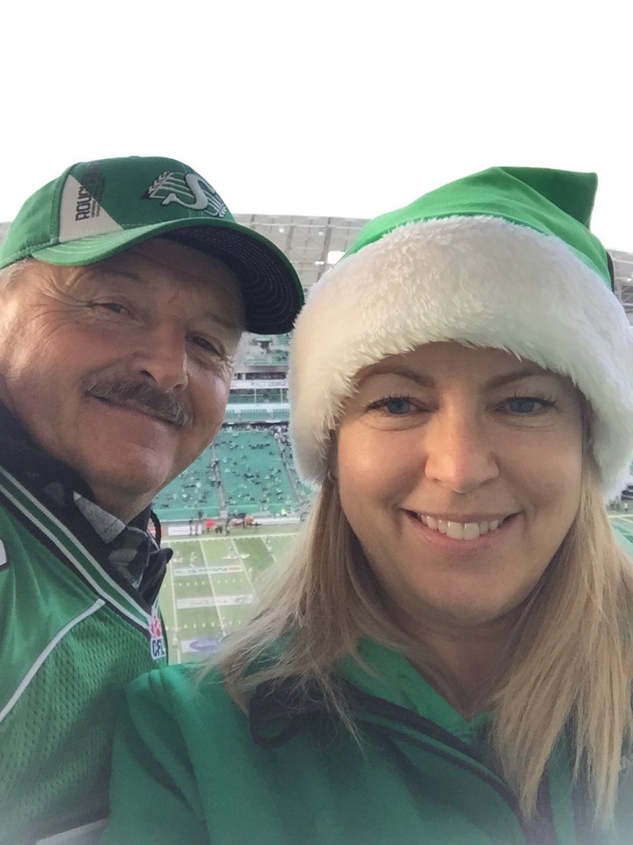 Waiting for kick off at Mosaic Stadium. Go Riders!!!! #RidersLive