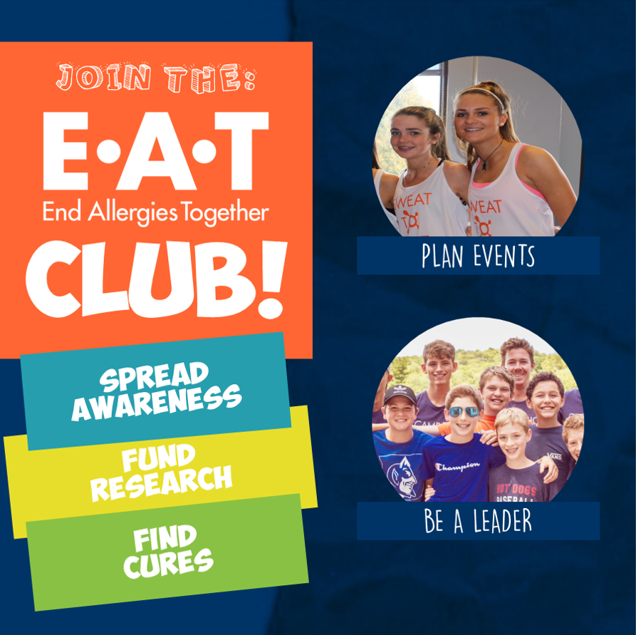 EndAllergies's tweet photo. 2️⃣ Programs, 1️⃣ Goal: End Allergies Together! We created programs for teens to take on leadership positions and help fundraise for #foodallergy research. 

Go to https://t.co/AxWg6dclYR to learn about becoming a Teen Ambassador or starting an E•A•T Club at your school! https://t.co/4rpKVhobz3