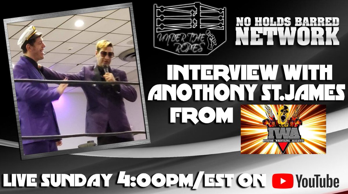 QueenIndieCrnr's tweet photo. 🔴LIVE NOW 🔴
Under The Ropes - Episode #5 - Interview With Anthony St. James from IWA!
LINK HERE: https://t.co/6YQ4enFOvH
#Wrestling #WrestlingCommunity #IWA #NHBNetwork #UnderTheRopes https://t.co/VOFzZ6stjA