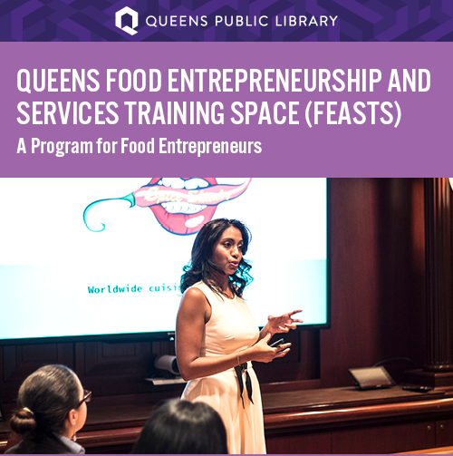 QPLNYC's tweet photo. Weโve expanded our free #foodbusiness training program #QueensFEASTS to several library locations across the borough. Apply now for Winter 2019 classes at #CentralLibraryJamaica and #Flushing! https://t.co/RWvOxv4m99 https://t.co/sxbp8EY5oB