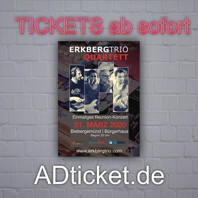 FloMaiberger's tweet image. Es ist soweit, die Tickets für das Erkberg Trio Reunion Konzert im März 2020 sind ab jetzt im VVK erhältlich. Link in der Bio. 
It's finally happening... #erkbergtrio #reunion #konzert #mundart #etq2020 #biebergemünd #kässlerplatt #savethedate #2020 #adticket #tickets #spess…