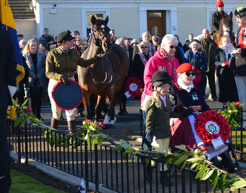 HerMonkeyship's tweet photo. Considering the enormity of our equine guests I had to share!  First Ever Equine join Parade in Saltcoats.
Lest We Forget....
https://t.co/lP08J3tlHP
https://t.co/Iet0utGilU
@RossCrae @carla_talbot92 @PeterSwindon @WatchtowerMedia @AliceHinds @lauraloralove
@1PatriciaKane https://t.co/Desz5NCS2S
