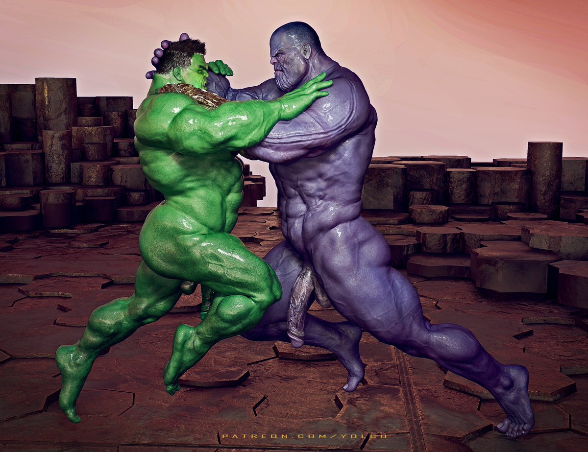 Thanos vs Hulk Chronicles: The Fighting.