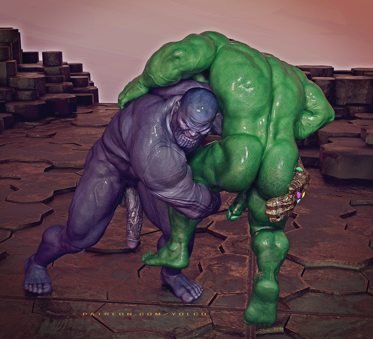 Very Naked Hulk.