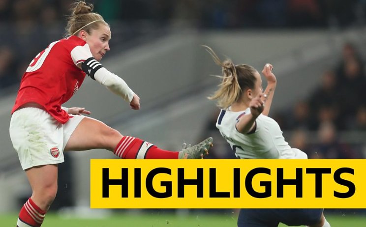 Arsenal won the north London derby, beating Tottenham in front of a record WSL crowd of 38,262.Watch the highlights here: https://bbc.in/35dkprc