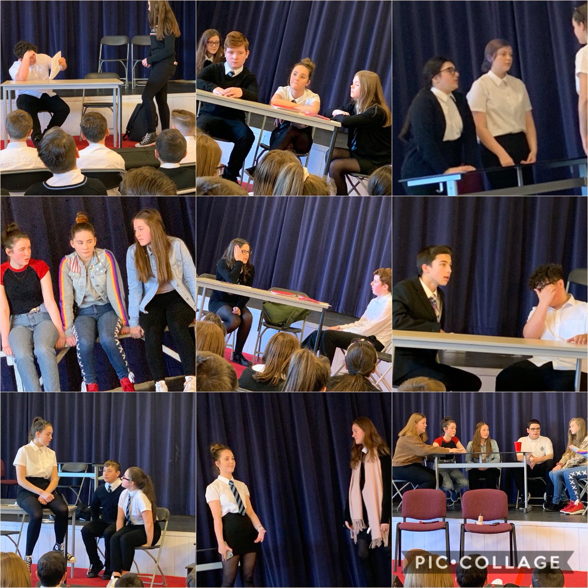 ABASCHS's tweet photo. Just some of the highlights of our S1 Anti-bullying week event from Friday. Every S1 pupil took part in workshops &amp; watched performances from our S3 drama pupils. Fantastic discussions and plans to move forward. #AntiBullyingWeek https://t.co/wXeBNpO0SF