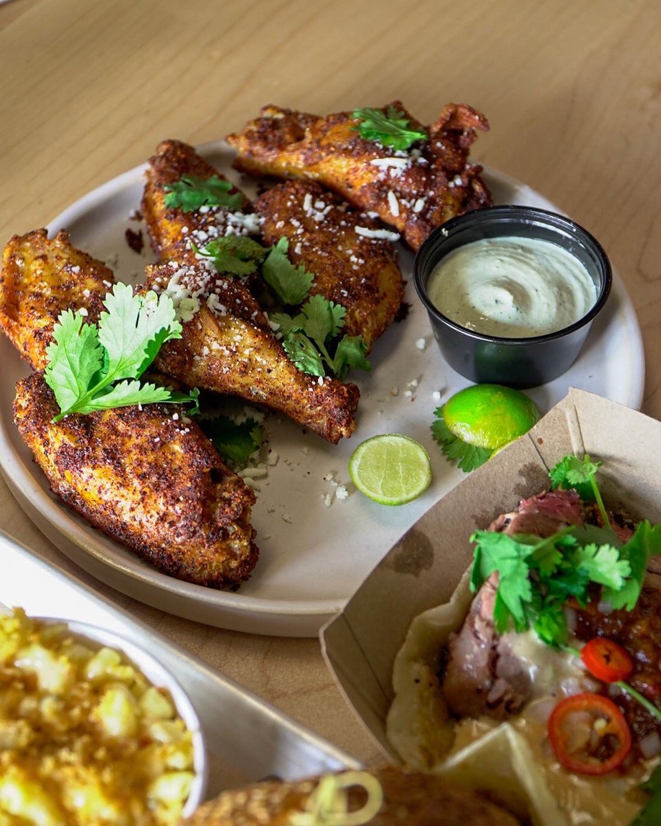 AlwaysHungryMel's tweet photo. Welcome to the Magic City @hometownbbqmiami! It’s the first location outside the Big Apple and we couldn���t be happier to have ya in the 305! You’re looking at the pulled pork sandwich 😍 SWIPE▶️ for the smoked wings (my fave), the brisket taco and some sides ☺️ #weekenddiet https://t.co/Ts1vJu5IMp