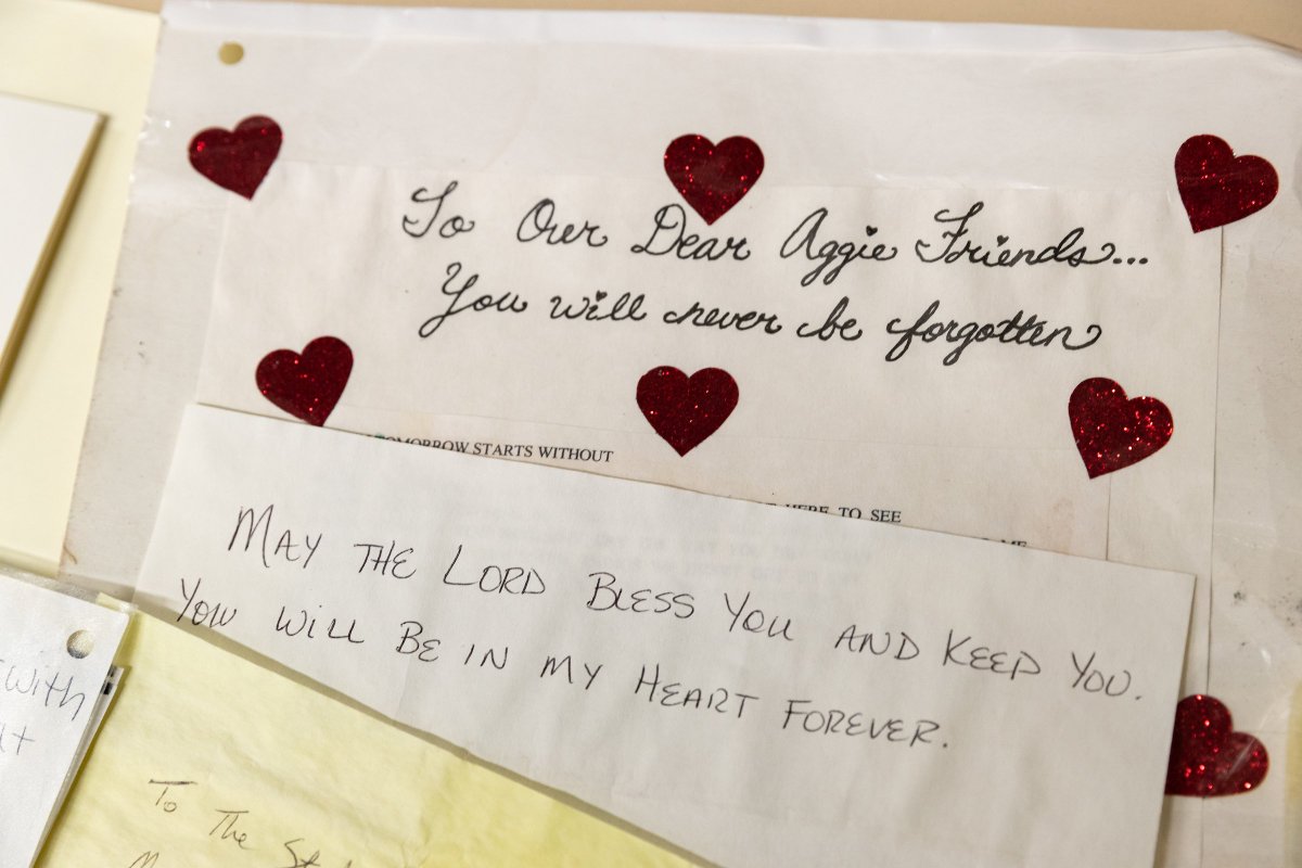 letters laid out to the aggies we lost