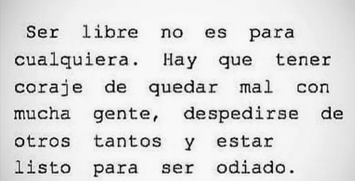 _esthersanz's tweet photo. ¿Y tú eres libre? https://t.co/f1OS1nrUqp