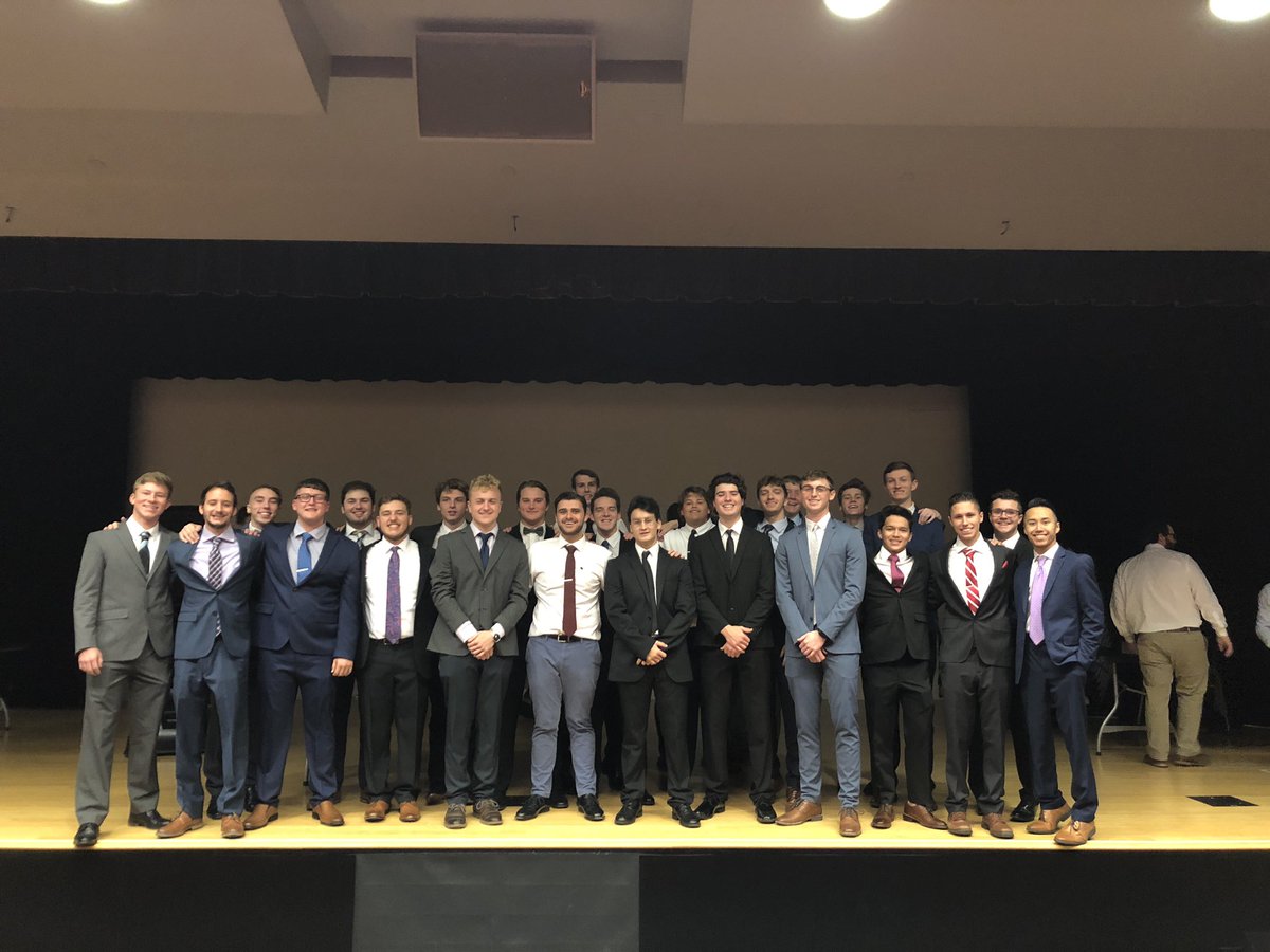 Today we initiated 22 new brothers into the Iota Pi chapter and could not be happier to welcome them into our chapter!