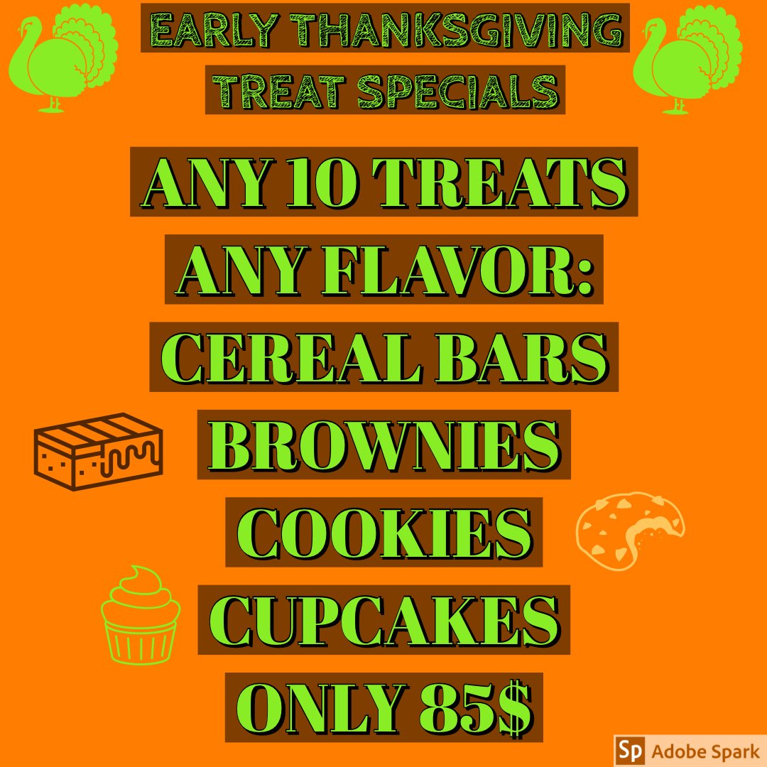 ink_university's tweet photo. BE THE LIFE OF YOUR THANKSGIVING PARTY! MEDICATED TREATS, AND NON-MEDICATED OPTIONS AVAILABLE! PLACE YOUR ORDERS NOW! OPTIONS UNLIMITED! 🔥 https://t.co/Zzx3wlb1yc