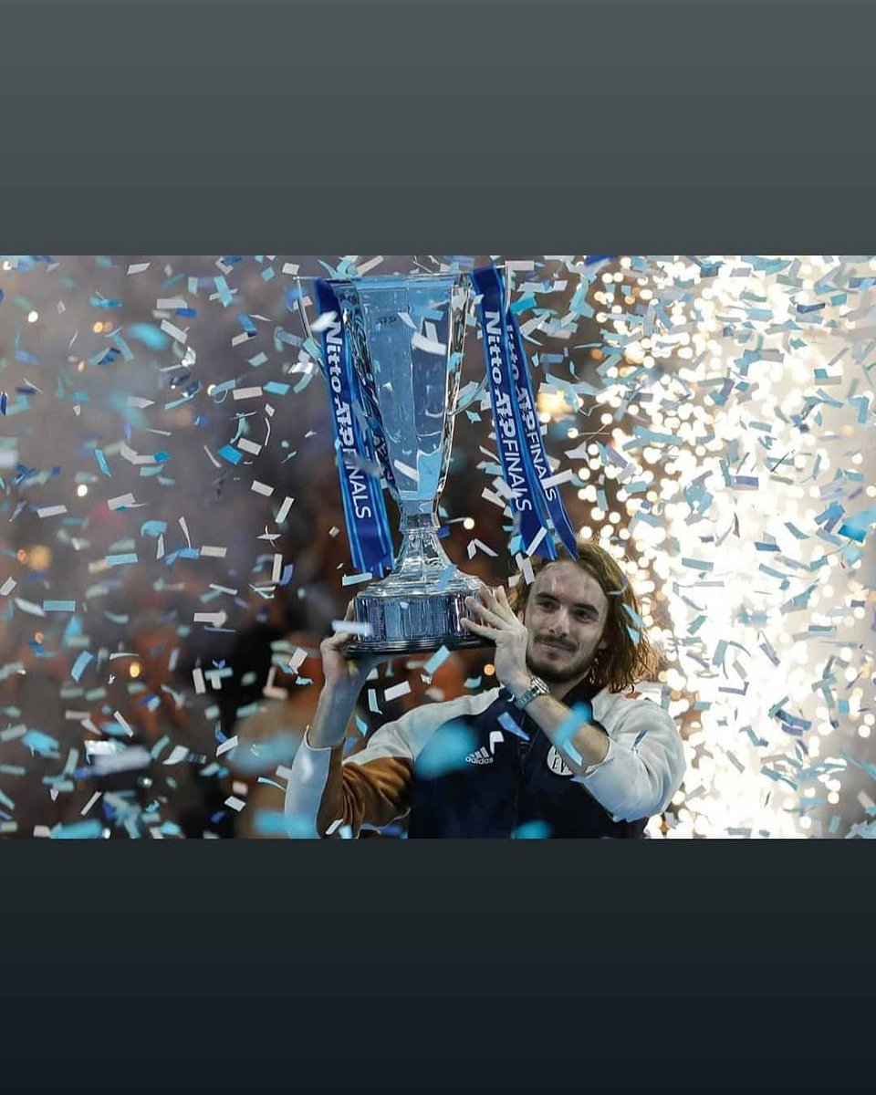 HotelKubic's tweet photo. GREEK GOD MODE: ACTIVATED 🙌
Stefanos Tsitsipas defeats Thiem 6-7 6-2 7-6 to become Nitto ATP Finals champion for the first time!
#τσιτσιπας
#Tsitsipas
#hotelsofathens
#kubucathebshotel
#tennis https://t.co/55YWmSh1xn