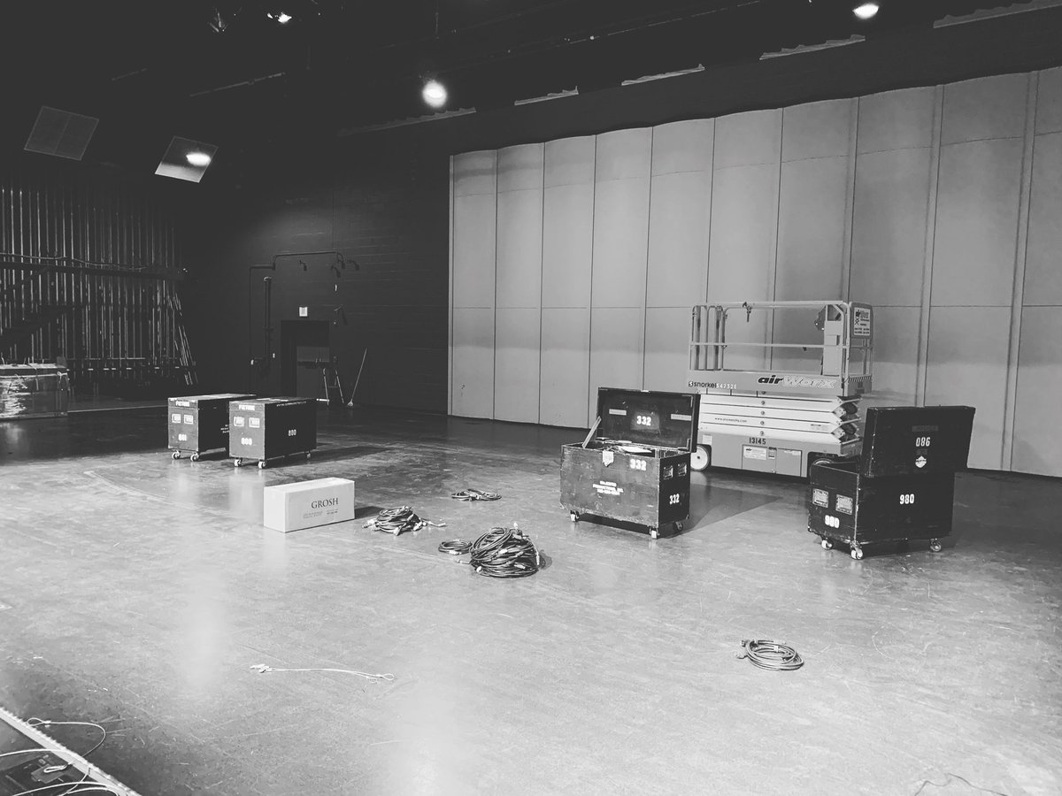 And just like that, we are a few lighting cases away from a clear stage... Thanks to all who made NEWSIES such a massive success! #zchsnewsies