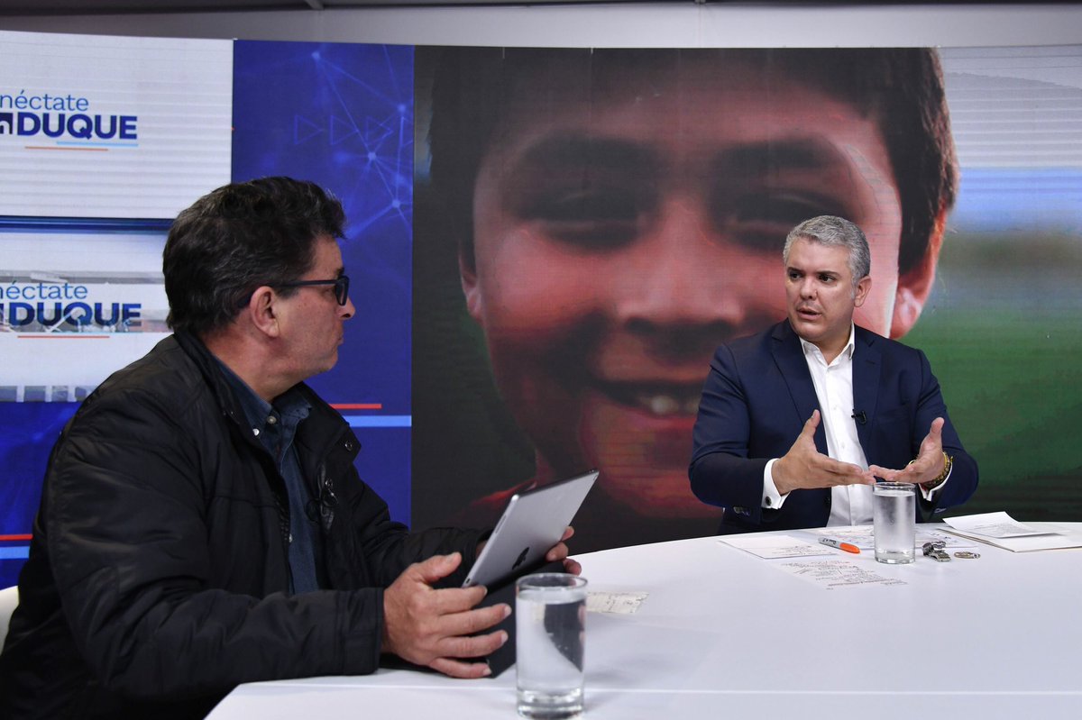 infopresidencia's tweet image. En diálogo con el Presidente @IvanDuque en el programa #ConéctateConDuque, el Ministro de Hacienda, Alberto Carrasquilla, dijo que el Plan de Austeridad ha generado ahorros por cerca de $3 billones.