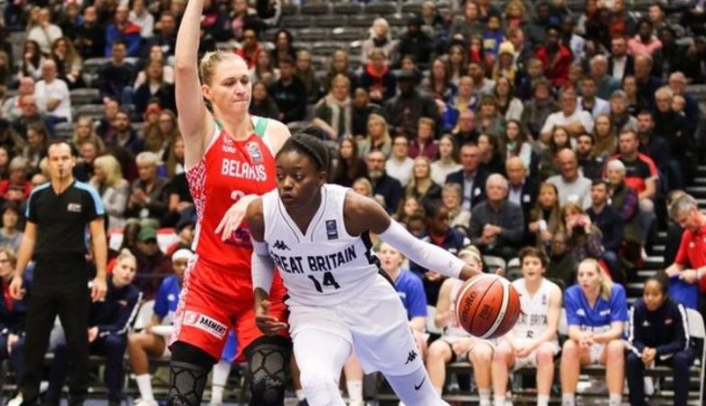 Great Britain's women were beaten by Belarus at Manchester's Belle Vue in their second EuroBasket 2021 qualifier.More: https://bbc.in/2qlzBnz
