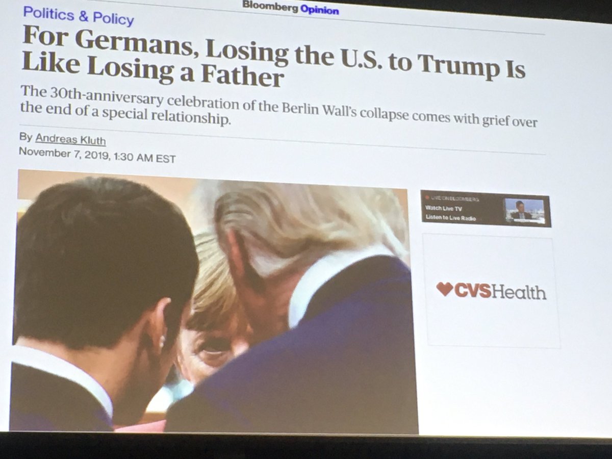 's tweet image. #FutureForum w German Consul General David Gill @GermanyNY on the Future of the German-American relationship: Yes there have been better times but the U.S. is still the most important partner of Germany outside Europe. #DemystifyAI @futureforumnyc @dwih_ny @wunderbar2gethr