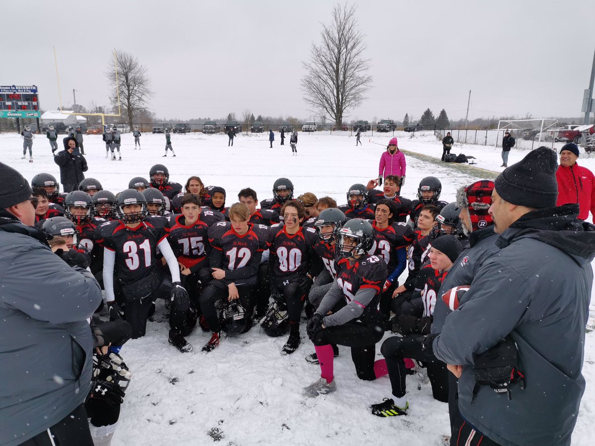More pics from the <a href="/SMHSJrFb/">StMarkJrFootball</a> championship.Thanks to our amazing <a href="/StMarkOCSB/">St. Mark High School</a> parents and staff who supported our boys. Special thanks to our AD <a href="/krista_ronberg/">Krista Ronberg</a> for her dedication to 🦁 athletics. Also thanks to our brothers <a href="/football_korah/">Korah Football</a> for inspiration! #man1fb2 #tpw #mystmark
