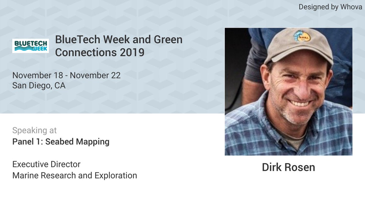 I am speaking at BlueTech Week and Green Connections 2019. Please checkout the details of my talk at: whova.com/embedded/speak…