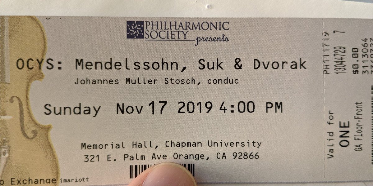 iamemhn's tweet photo. And so begins the 50th season.  🇻🇪 violin in the house! #OCYS https://t.co/WAdHWJYLVv
