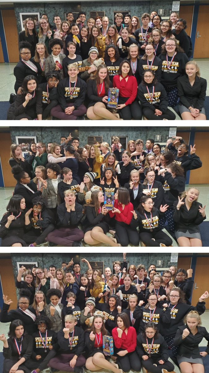 jwdrama's tweet photo. CONGRATS to the Joliet West Speech Team - TOURNAMENT CHAMPIONS at the Reavis Cinematic Universe tournament with EIGHTEEN individual medalists! Team Thanos was...inevitable π« #JWSpeech https://t.co/bkoYSkbknP