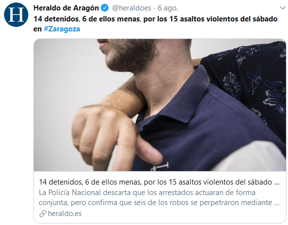 Indoctum_iuga's tweet photo. Los #HijosDeNadie cometieron más de 15 asaltos usando la peligrosísima técnica de "mata león" en UNA SOLA NOCHE Y UNA SOLA CIUDAD. Ahora toca manipular mentes y limpiar la imagen. https://t.co/eZ7xtbJMyP