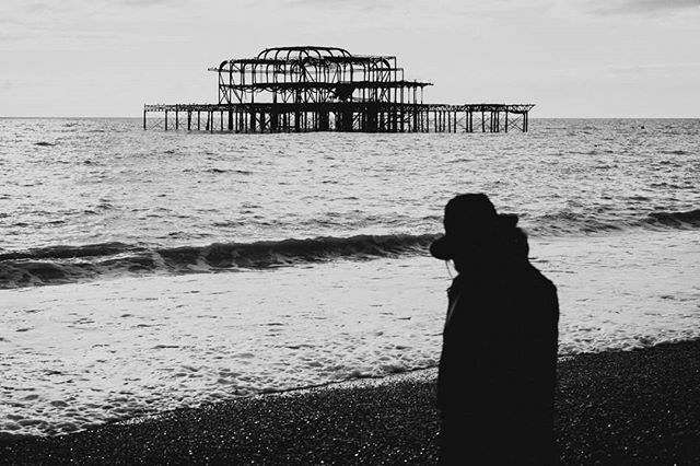 Brighton was ... well bright. #brighton #beach #pier #blackandwhite #blackandwhitephotography #travelphotography #blackandwhiteandcolor https://ift.tt/32Ufji8