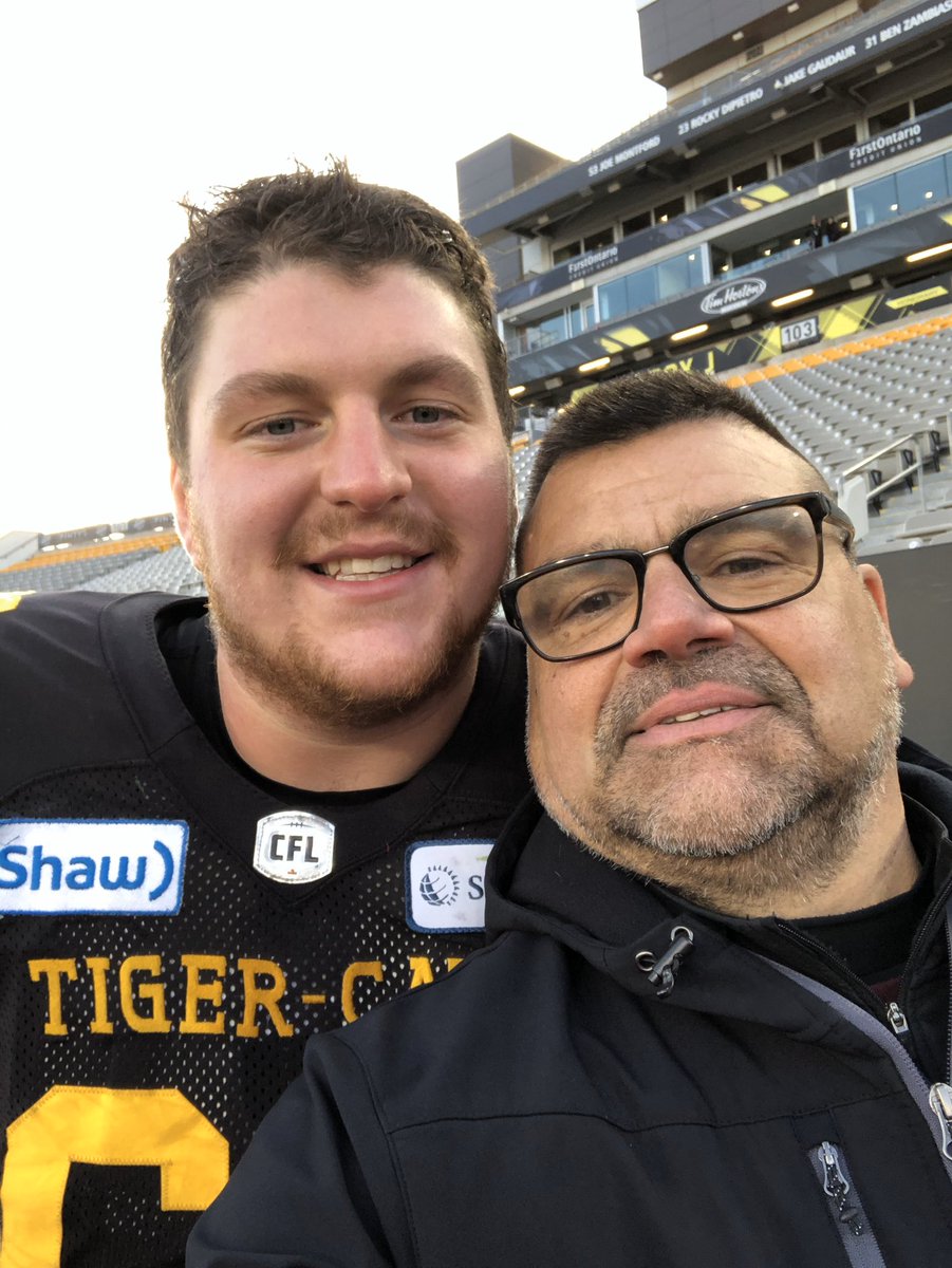 AssumptionHCDSB's tweet image. Assumption football alumni making us proud. Darius Ciraco starting offensive lineman for the Ti-Cat’s going to the Grey Cup! Coach Yurgan couldn’t be more proud. # GoCatsGo #GoBlueGo! So many Crusaders in U sports and CFL.