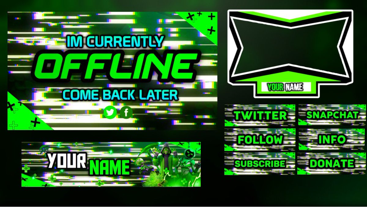 TheGraphicKing's tweet photo. My first twitch package example!
#gfx #needdesigner #graphicdesign #fortnitedesigner #channelart #fortniteart #fortniteintro #fortnite #fortniteoutro #cheapdesign #fortnitegfx #fortnitelogo #gamingclan #emblem #art #fortnitedesign #needdesigner #logo https://t.co/W6FSnq6vnW