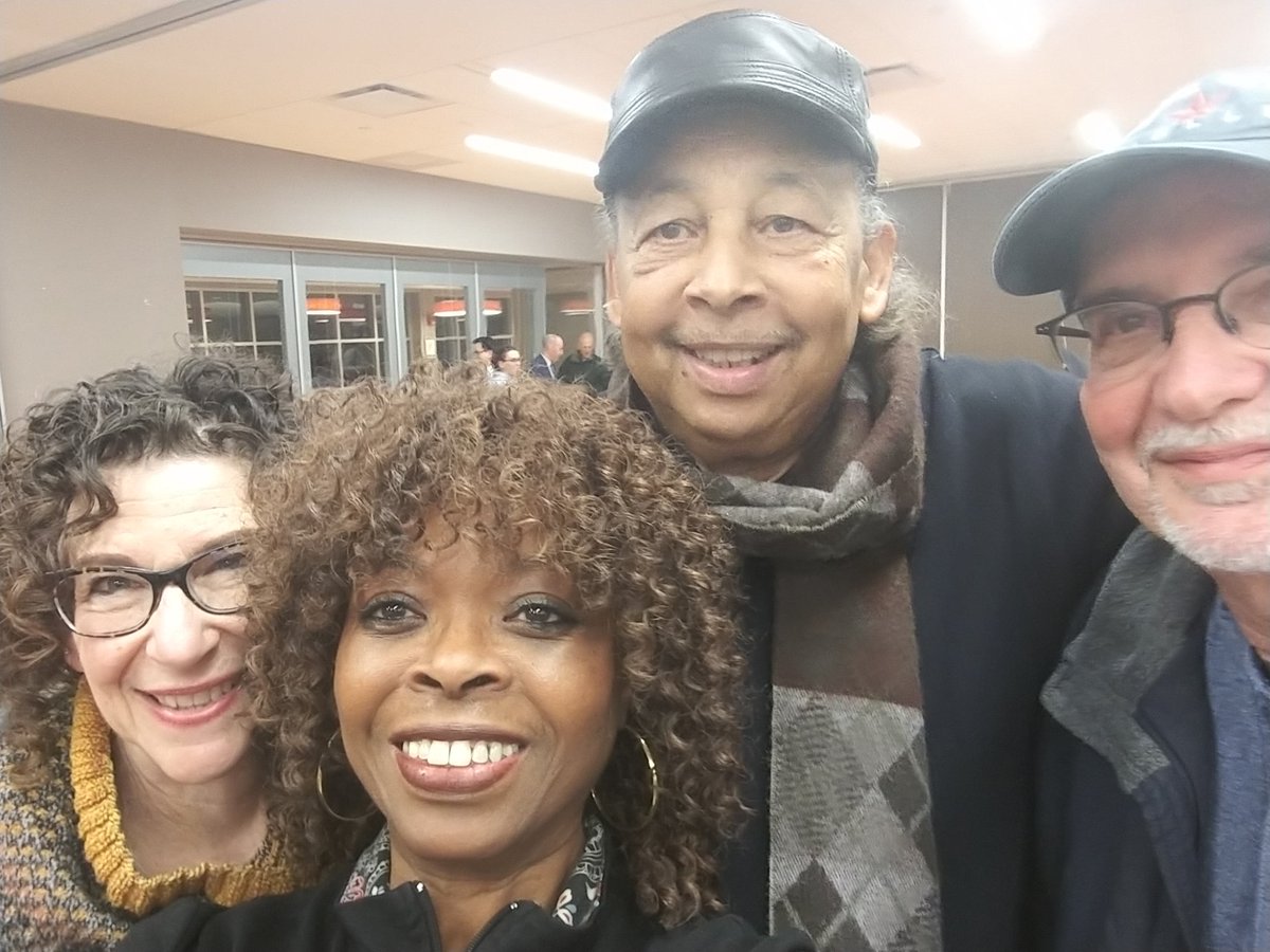 LemonSpringsGir's tweet photo. 11/16-Palmers/Weinsteins at MA Hist. Society's 1619 Legacies talk at Roxbury Comm. College. Authors:  Hist Profs Kellie Carter Jackson (Wellesley) &amp; Adriane Lentz-Smith (Duke) on Black abolitionists and WWI soldiers equality activists. 400 years!! https://t.co/xYODg9hItM