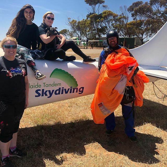 SkydiveADL's tweet photo. First nine jumps completed. Congratulations Matt and Laia. #AFF #getintoskydiving #adelaideskydiving #adelaidetandemskydiving #coastalskydive #CRW #extremesportssa #IChooseSA #jumpsa #lowerlight #skydivingsa #satourismawards #tripadvisor #learntoskydive … https://t.co/LF57nh4wVW https://t.co/m7eMbjqk2p