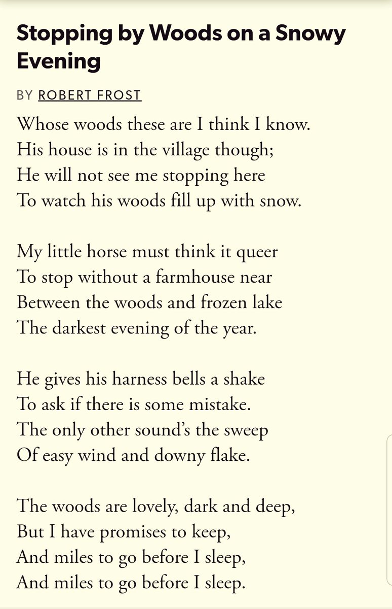 in the dark dark woods poem