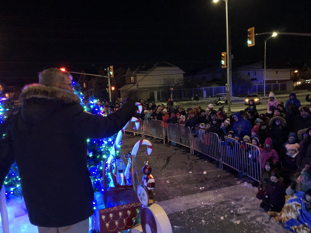 So honoured to have been a part of the annual Barrhaven Santa Claus Parade this evening!