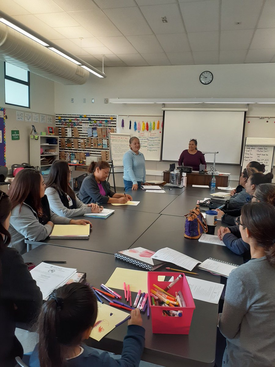 Our ELAC meeting last Friday.  Our whole cabinet was present and introduced themselves to our parents.
