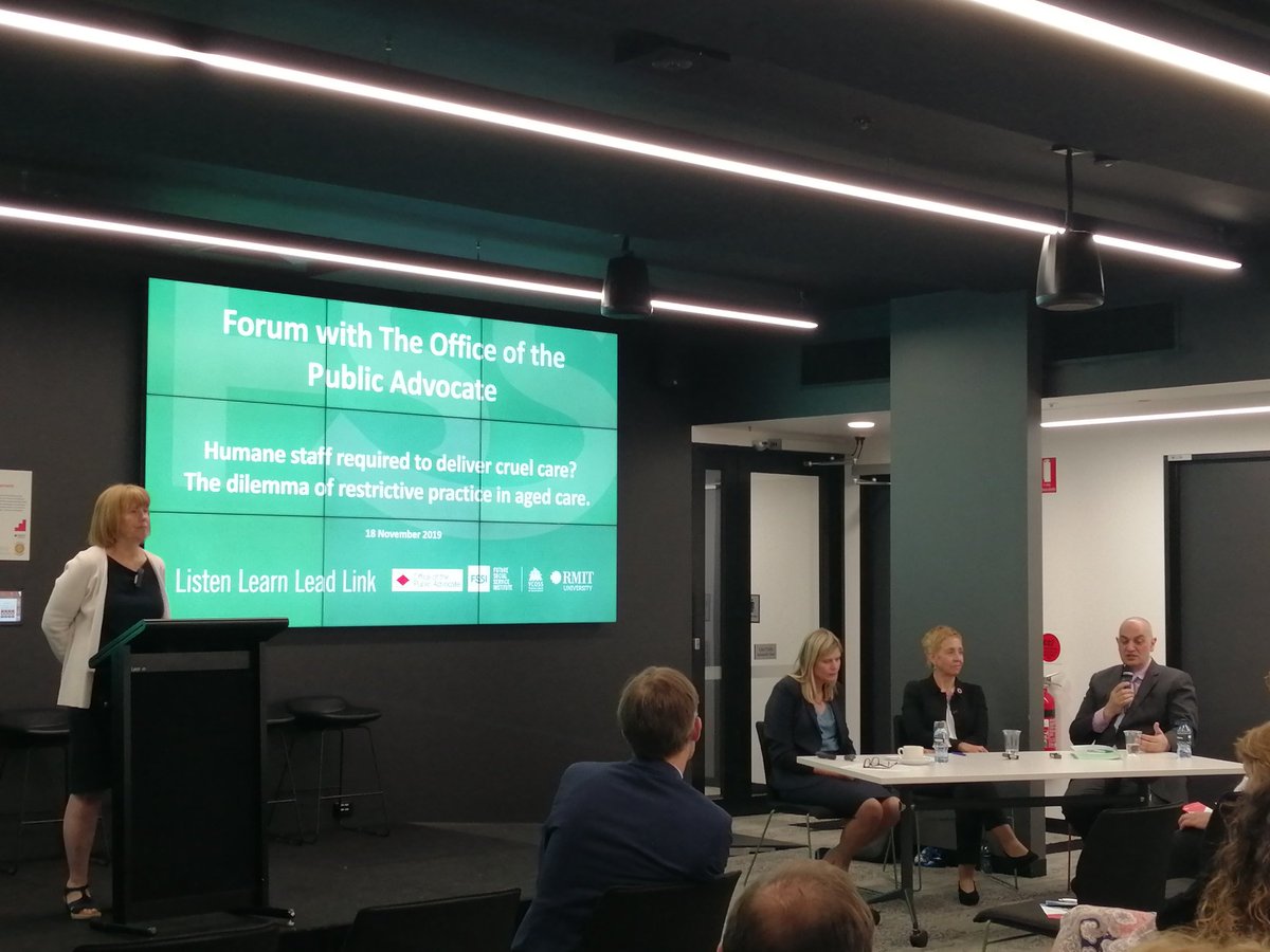 Live discussion around restrictive practice with our three panelists in collaboration with The Office of the Public Advocate.

#agedcare #disability #mentalhealth #livediscussion #restrictivepractice #futuresocialserviceinstitute