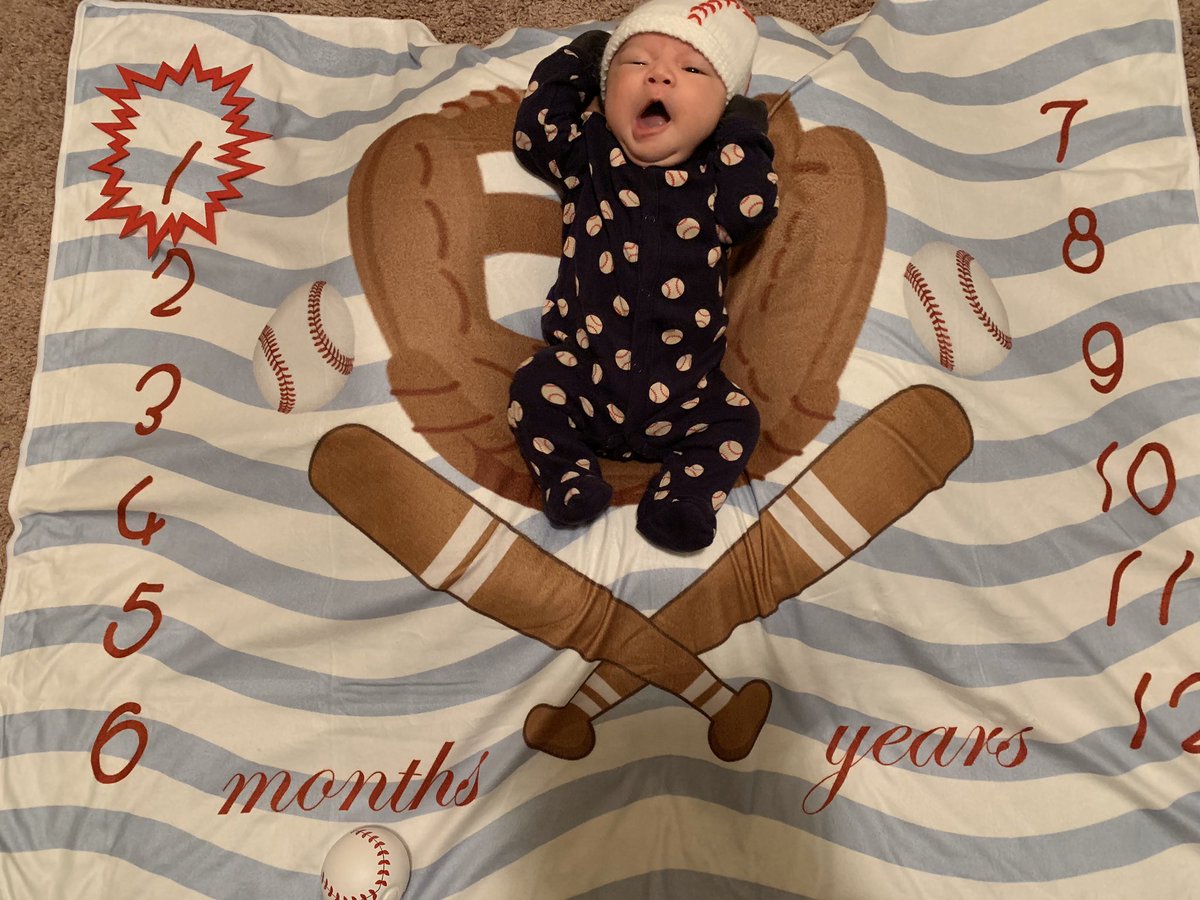 Coach_Carroll2's tweet photo. Here’s to 1 month already! Time has flown by and you have already grown so much! Mommy and daddy love you so much and are so blessed to have our little family! Thank you to momma @Ajromero10 for being so strong and taking care of mini me. I love you always. #filitaco #KJ https://t.co/KdkXhN381p
