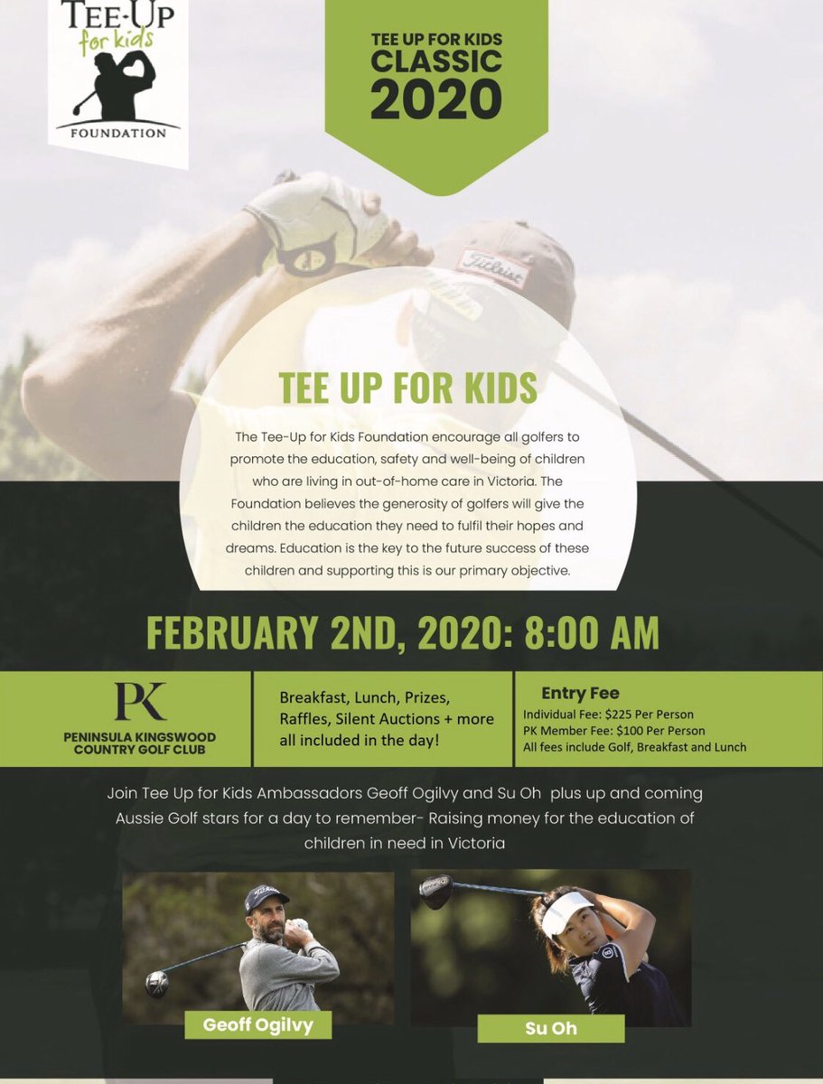 mikeclaytongolf's tweet image. A big day for a great charity - and you get to play a great course. @pkcgc Hopefully we can get a few stars here for the @VicOpenGolf   Bonus is the ferry trip across from Sorrento to Queenscliff on Monday am.