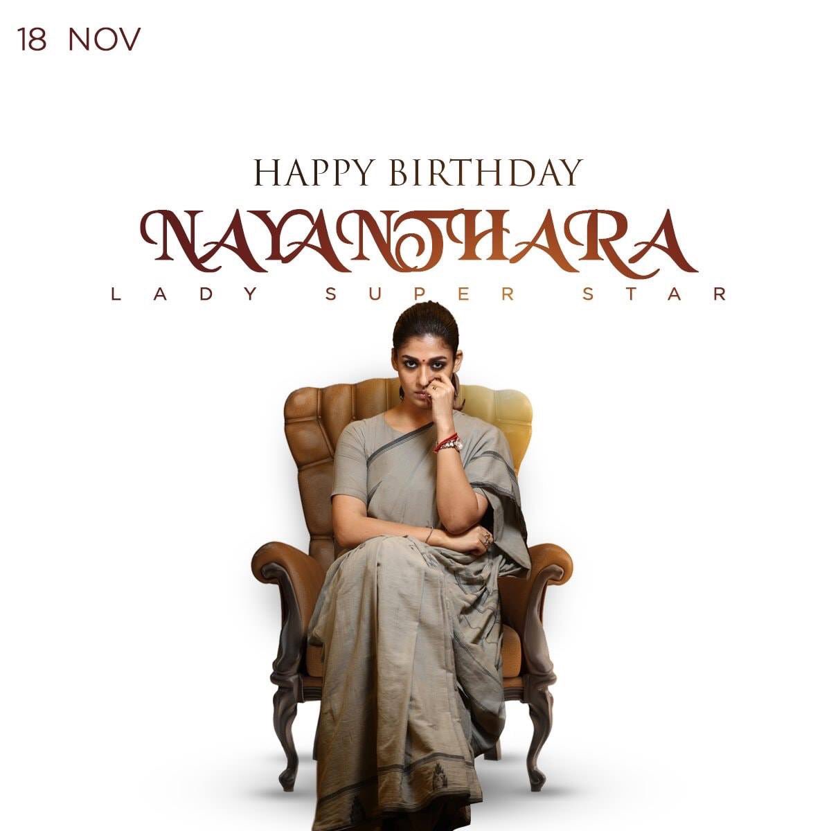 DoneChannel1's tweet photo. Wishing the one and only Lady Superstar #Nayanthara A Happy Birthday and a super successful year from the entire team of D'one @SureshChandraa @ProRekha

#HBDLadySuperStarNayanthara #HappyBirthdayNayanthara https://t.co/ansYnMdNNz