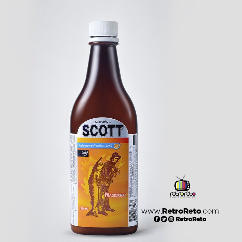 Emulsion De Scott (Tradicional Aciete De Higado De Bacalao) 180 ML