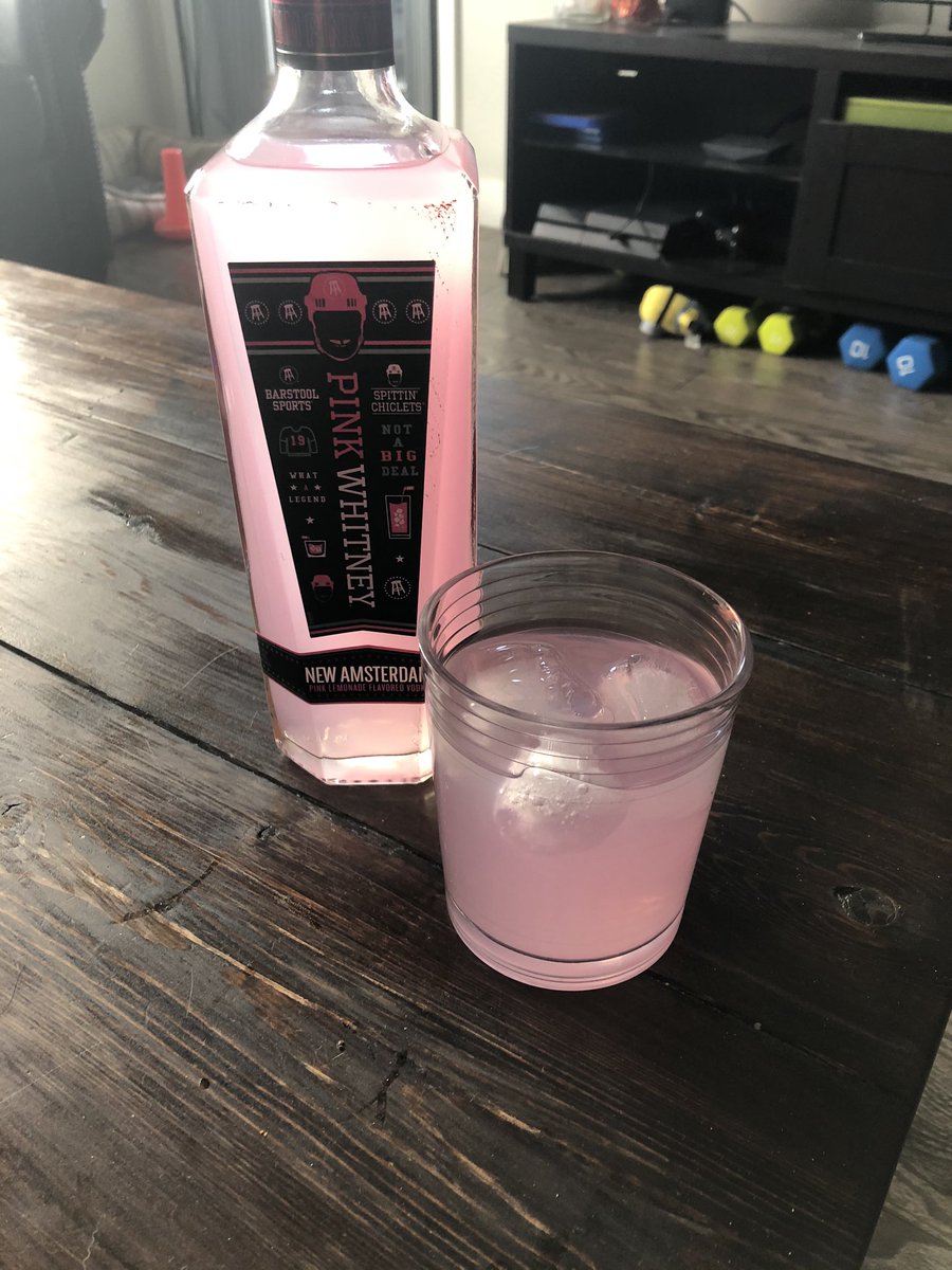 tyheck8's tweet photo. Christmas has come early to #yyc nothing like some #pinkwhitney on a Sunday, goes down dangerously easy @BizNasty2point0 @ryanwhitney6 @barstoolsports  @spittinchiclets https://t.co/GGQYzfhgGI