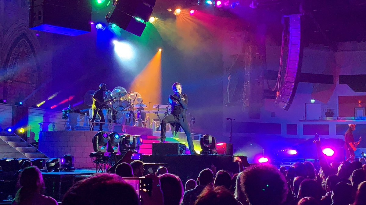 InTheWordsOf_CM's tweet image. Now I really enjoyed @thebandGHOST at @MotorpointDiff in Cardiff tonight 🙌🏼 - and I took an amazing shot here on my @Apple iPhone X