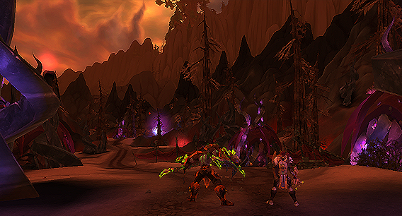 deaddorgen's tweet photo. I frogot to develop this picture sooner, my apologies.
Here the first conjoint attack of the Hearthfires and the Sons of Varok against a small cultist conglomerate in Hyjal, around three days ago. 
Here are our front-liners, Raahmis and Valyera.

#WorldofWarcraft #Warcraft #rp https://t.co/T6fhl8QiEW