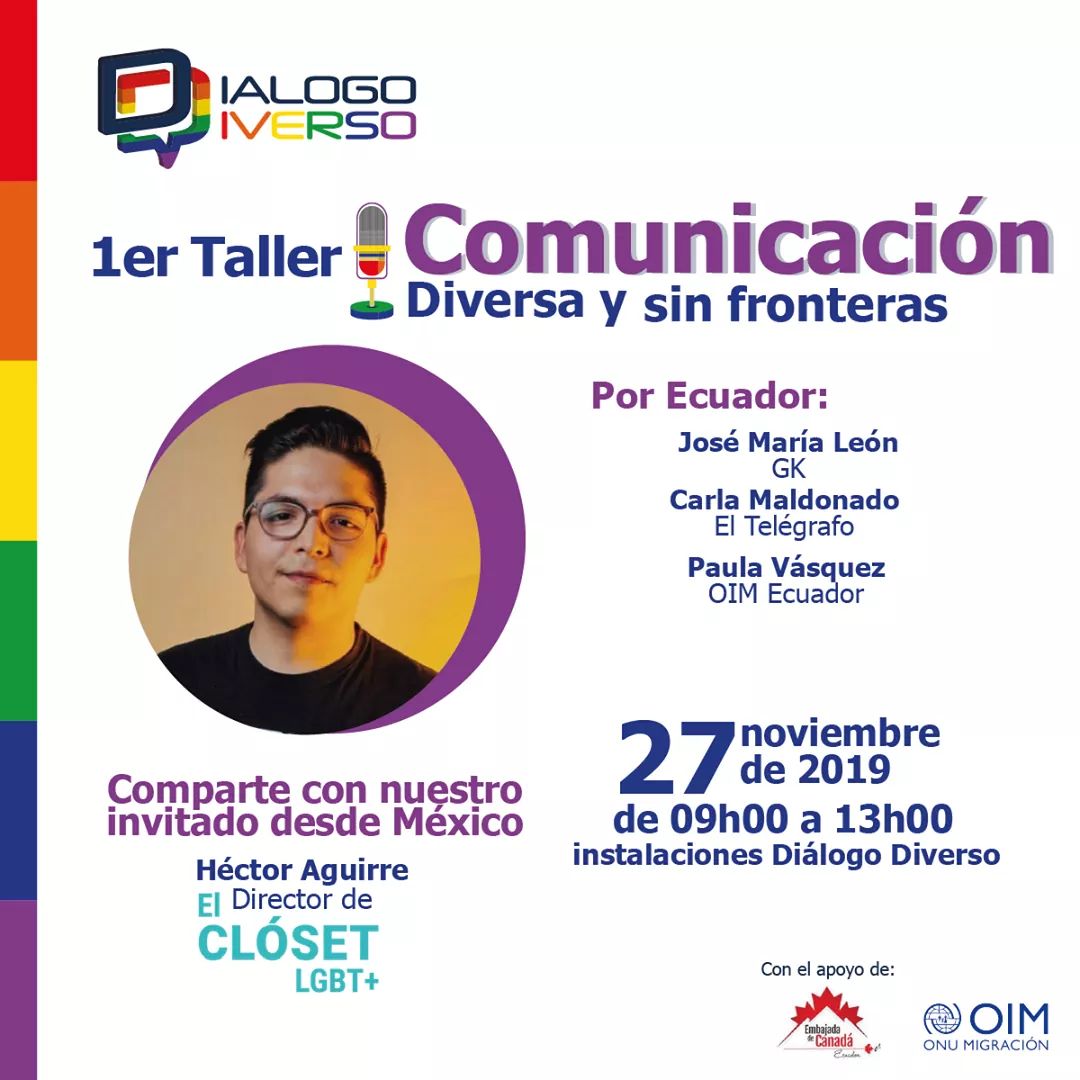 Contando los días @hectoragmr se que será una gran experiencia a compartir luego con lxs compañerxs de @CuencaLGBTI y @ObLGBTI desde ya bienvenido al Ecuador 🇪🇨