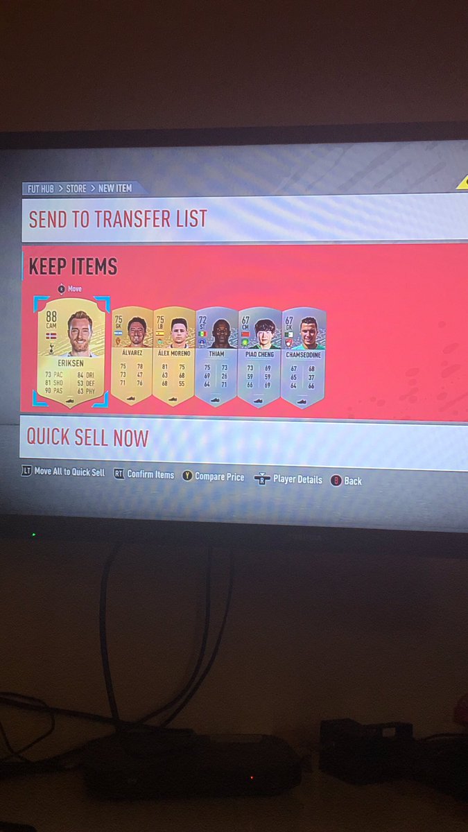 Thread of my FUT packs as I’m the luckiest fucker going